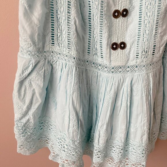 NWT Pilcro Sleeveless Square-Neck Swing Mini Dress Anthropologie Sundress sz XL - Picture 6 of 8